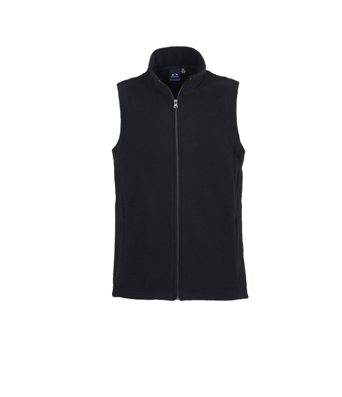 Mens micro fleece zip vest black  DRAGONFLYS