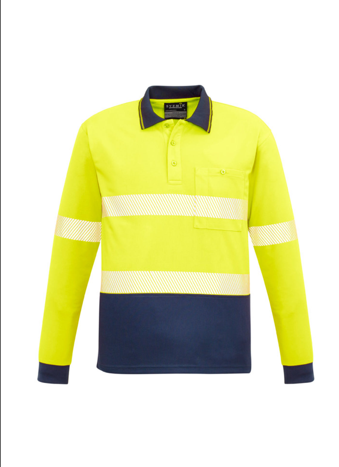 Unisex Hi Vis Segmented Tape Long Sleeve Polo

ZH530